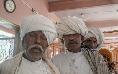 Pastori Rabari al tempio